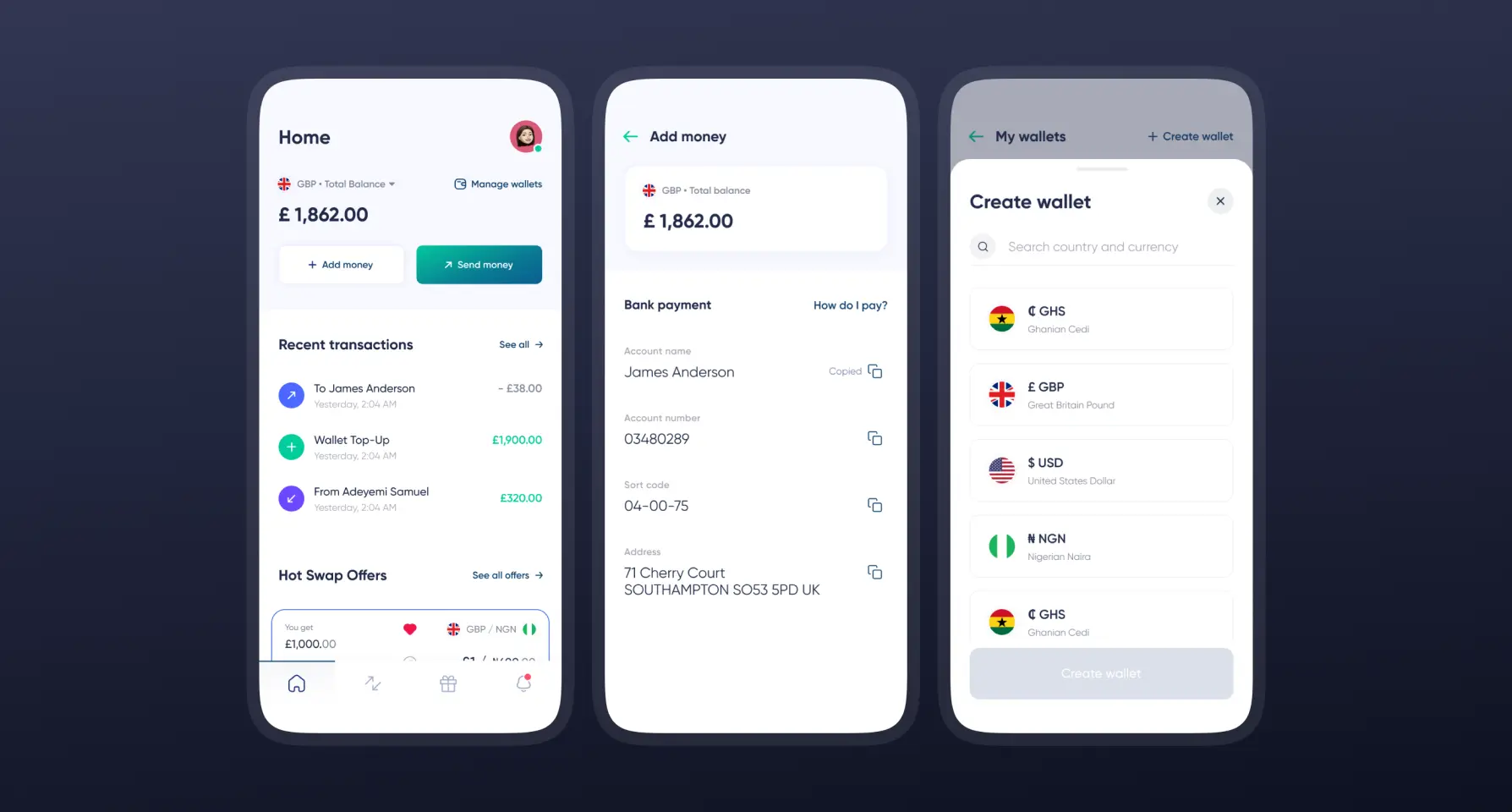 Multi-Currency Wallet