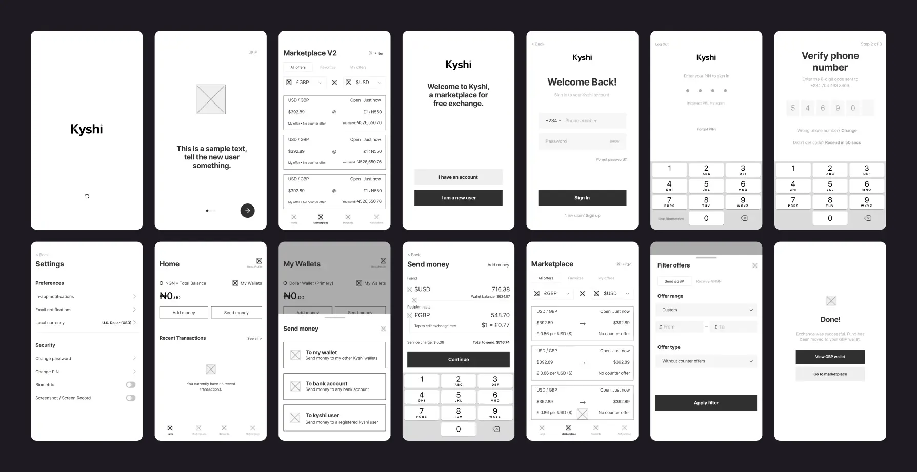 Wireframes